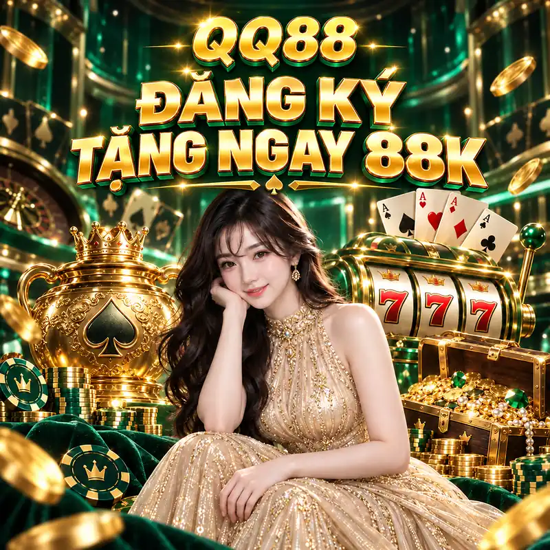 Banner trang chủ QQ88 giới thiệu chương trình ưu đãi cho thành viên